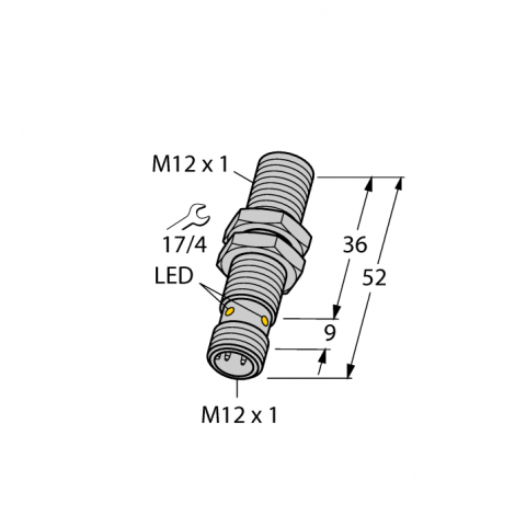 BI4-M12-VP6X-H1141 - Czujnik indukcyjny – 1633200