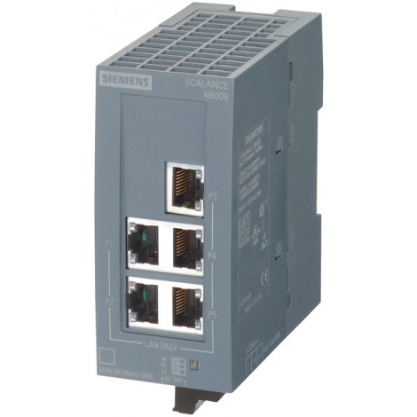 6GK5005-0BA00-1AB2 - Switch niezarządzalny przemysłowy 5 portów , 10/100 Mb/s, RJ45 SCALANCE XB005