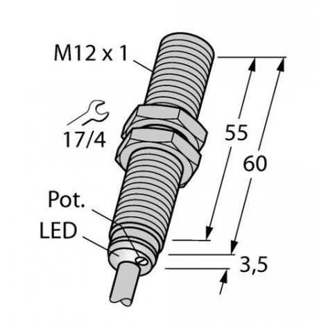 BC3-M12-AP6X – Czujnik pojemnościowy – 2601000