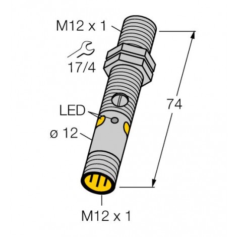 M12PFF50Q8 – Czujnik fotoelektryczny, czujnik odbiciowy – 77195