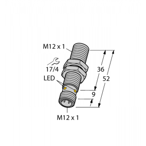 BI4U-M12-AP6X-H1141 - Czujnik indukcyjny – 1634804