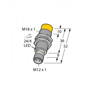 NI15U-M18-AP6X-H1141 - Czujnik indukcyjny – 1635331