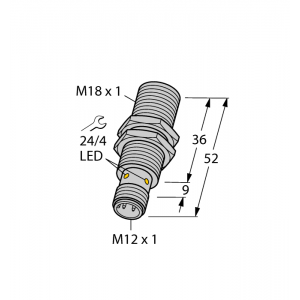 BI8U-M18-AP6X-H1141 - Czujnik indukcyjny – 1644731