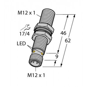 BI4-M12E-VP6X-H1141 – Czujnik indukcyjny – 4608031
